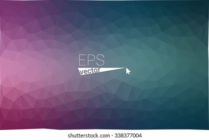 Multicolor dark blue, red  geometric rumpled triangular low poly style gradient illustration graphic background. Vector polygonal design for your business.
