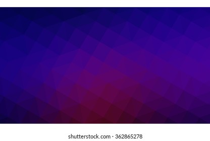 Multicolor dark blue, red polygonal illustration, which consist of triangles. Geometric background in Origami style with gradient. Triangular design for your business in vector.