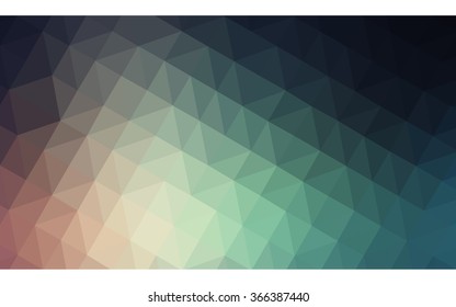 Multicolor dark blue, red polygonal illustration, which consist of triangles. Geometric background in Origami style with gradient. Triangular design for your business.