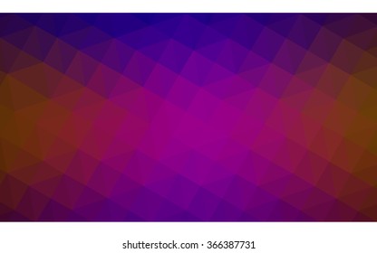 Multicolor dark blue, red polygonal illustration, which consist of triangles. Geometric background in Origami style with gradient. Triangular design for your business.