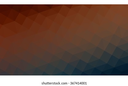 Multicolor dark blue, red polygonal illustration, which consist of triangles. Geometric background in Origami style with gradient. Triangular design for your business.