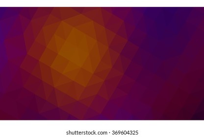 Multicolor dark blue, red polygonal illustration, which consist of triangles. Geometric background in Origami style with gradient. Triangular design for your business.