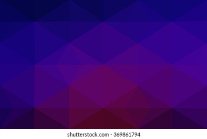 Multicolor dark blue, red polygonal illustration, which consist of triangles. Geometric background in Origami style with gradient. Triangular design for your business.