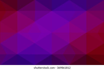 Multicolor dark blue, red polygonal illustration, which consist of triangles. Geometric background in Origami style with gradient. Triangular design for your business.