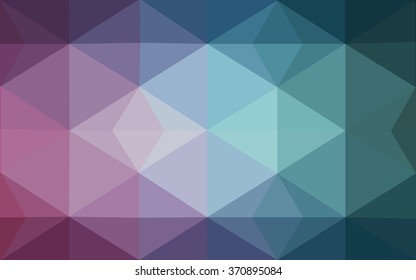Multicolor dark blue, red polygonal illustration, which consist of triangles. Geometric background in Origami style with gradient. Triangular design for your business.