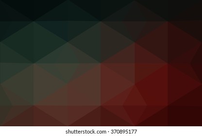 Multicolor dark blue, red polygonal illustration, which consist of triangles. Geometric background in Origami style with gradient. Triangular design for your business.