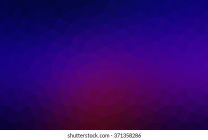 Multicolor dark blue, red polygonal illustration, which consist of triangles. Geometric background in Origami style with gradient. Triangular design for your business.