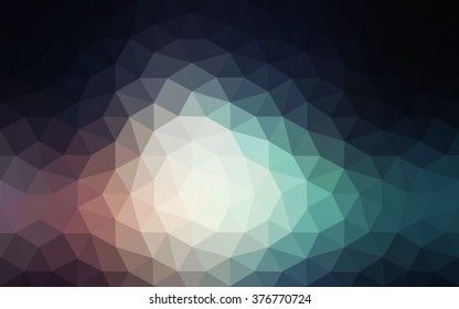 Multicolor dark blue, red polygonal illustration, which consist of triangles. Geometric background in Origami style with gradient. Triangular design for your business.