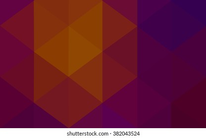 Multicolor dark blue, red polygonal illustration, which consist of triangles. Geometric background in Origami style with gradient. Triangular design for your business.