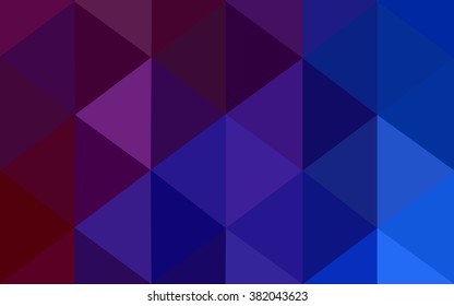 Multicolor dark blue, red polygonal illustration, which consist of triangles. Geometric background in Origami style with gradient. Triangular design for your business.