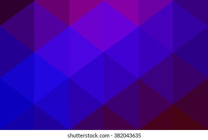 Multicolor dark blue, red polygonal illustration, which consist of triangles. Geometric background in Origami style with gradient. Triangular design for your business.
