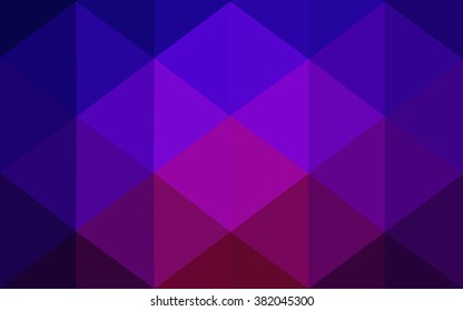 Multicolor dark blue, red polygonal illustration, which consist of triangles. Geometric background in Origami style with gradient. Triangular design for your business.