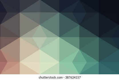 Multicolor dark blue, red polygonal illustration, which consist of triangles. Geometric background in Origami style with gradient. Triangular design for your business.