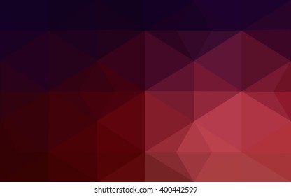 Multicolor dark blue, red polygonal illustration, which consist of triangles. Geometric background in Origami style with gradient. Triangular design for your business.