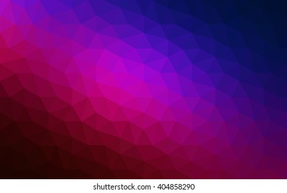 Multicolor dark blue, red polygonal illustration, which consist of triangles. Geometric background in Origami style with gradient. Triangular design for your business.