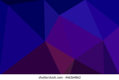 Multicolor dark blue, red polygonal illustration, which consist of triangles. Geometric background in Origami style with gradient. Triangular design for your business.