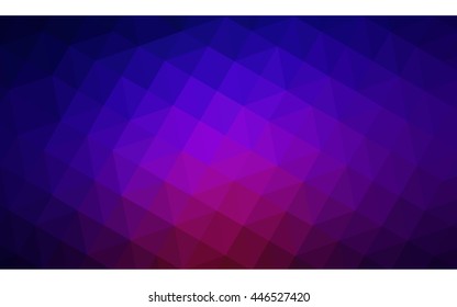 Multicolor dark blue, red polygonal illustration, which consist of triangles. Geometric background in Origami style with gradient. Triangular design for your business.