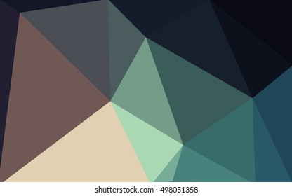 Multicolor dark blue, red polygonal illustration, which consist of triangles. Geometric background in Origami style with gradient. Triangular design for your business.