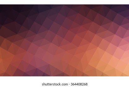 Multicolor dark blue, yellow, orange polygonal illustration, which consist of triangles. Geometric background in Origami style with gradient. Triangular design for your business in vector.