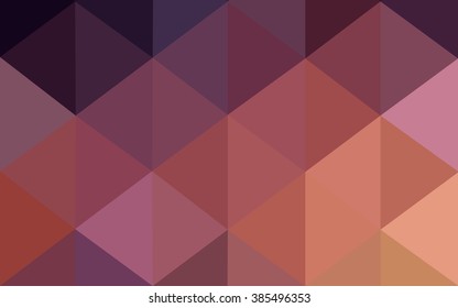 Multicolor dark blue, yellow, orange polygonal illustration, which consist of triangles. Geometric background in Origami style with gradient. Triangular design for your business.