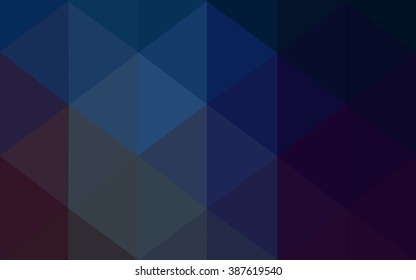 Multicolor dark blue, yellow, orange polygonal illustration, which consist of triangles. Geometric background in Origami style with gradient. Triangular design for your business.