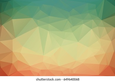 Multicolor dark color geometric rumpled triangular low poly style gradient illustration graphic background. Polygonal design for your business. Vector illustration eps 10.