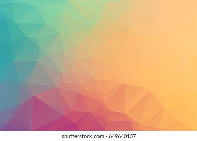 Multicolor dark color geometric rumpled triangular low poly style gradient illustration graphic background. Polygonal design for your business. Vector illustration eps 10.
