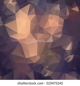 Multicolor dark color seamless which consist or polygon design style abstract mosaic