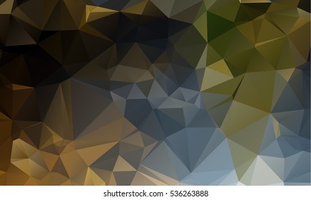 Multicolor dark color seamless which consist or polygon design style abstract mosaic