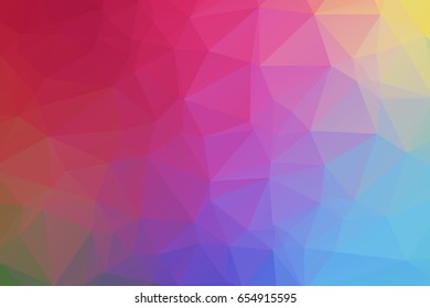 Multicolor dark colorful geometric rumpled triangular low poly style gradient illustration graphic background. Polygonal design for your business. Vector illustration eps 10.