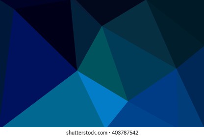 Multicolor dark green, blue polygonal illustration, which consist of triangles. Geometric background in Origami style with gradient. Triangular design for your business.