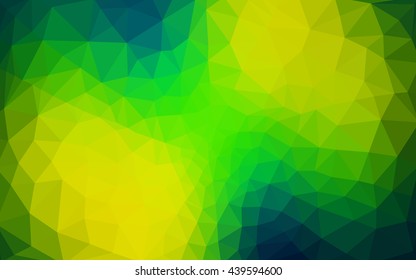 Multicolor dark green, blue polygonal illustration, which consist of triangles. Geometric background in Origami style with gradient. Triangular design for your business. Multicolor dark green, blue polygonal illustration, which consist of triangles. Geometric background in Origami style with gradient. Triangular design for your business.