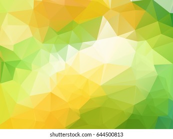Multicolor dark green, blue polygonal illustration, which consist of triangles. 