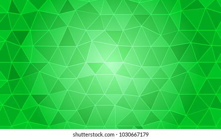 multicolor dark green geometric rumpled triangular low poly style gradient illustration graphic background. Vector polygonal design for your business.