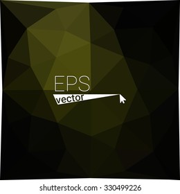 multicolor dark green geometric rumpled triangular low poly style gradient illustration graphic background. Vector polygonal design for your business.