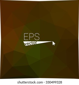 multicolor dark green geometric rumpled triangular low poly style gradient illustration graphic background. Vector polygonal design for your business.