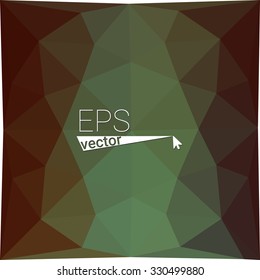 multicolor dark green geometric rumpled triangular low poly style gradient illustration graphic background. Vector polygonal design for your business.