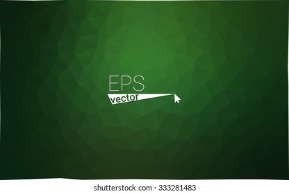 multicolor dark green geometric rumpled triangular low poly style gradient illustration graphic background. Vector polygonal design for your business.