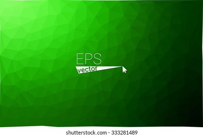 multicolor dark green geometric rumpled triangular low poly style gradient illustration graphic background. Vector polygonal design for your business.
