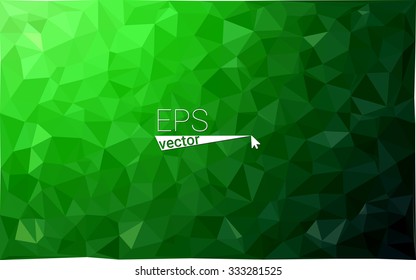 multicolor dark green geometric rumpled triangular low poly style gradient illustration graphic background. Vector polygonal design for your business.