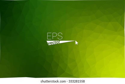 multicolor dark green geometric rumpled triangular low poly style gradient illustration graphic background. Vector polygonal design for your business.