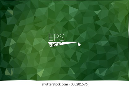multicolor dark green geometric rumpled triangular low poly style gradient illustration graphic background. Vector polygonal design for your business.