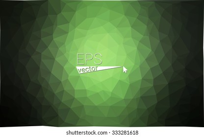 multicolor dark green geometric rumpled triangular low poly style gradient illustration graphic background. Vector polygonal design for your business.