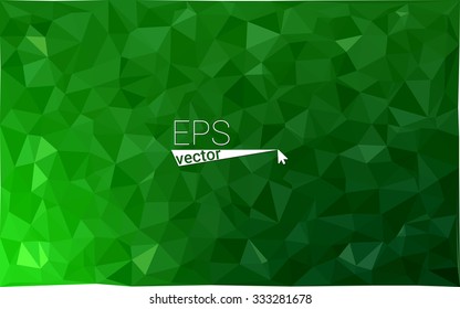 multicolor dark green geometric rumpled triangular low poly style gradient illustration graphic background. Vector polygonal design for your business.