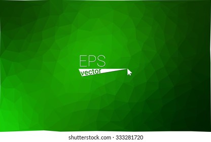multicolor dark green geometric rumpled triangular low poly style gradient illustration graphic background. Vector polygonal design for your business.