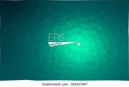 multicolor dark green geometric rumpled triangular low poly style gradient illustration graphic background. Vector polygonal design for your business.