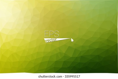 Multicolor dark green geometric rumpled triangular low poly style gradient illustration graphic background. Vector polygonal design for your business.