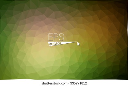 Multicolor dark green, yellow, orange geometric rumpled triangular low poly style gradient illustration graphic background. Vector polygonal design for your business. Multicolor dark green, yellow, orange geometric rumpled triangular low poly style gradient illustration graphic background. Vector polygonal design for your business.