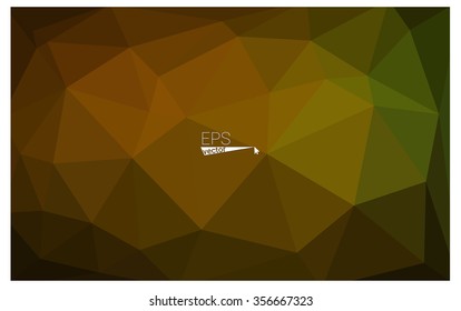 Multicolor dark green, yellow, orange geometric rumpled triangular low poly origami style gradient illustration graphic background. Vector polygonal design for your business. Multicolor dark green, yellow, orange geometric rumpled triangular low poly origami style gradient illustration graphic background. Vector polygonal design for your business.