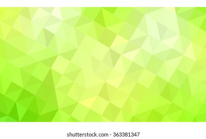 Multicolor dark green, yellow, orange polygonal illustration, which consist of triangles. Geometric background in Origami style with gradient. Triangular design for your business in vector.